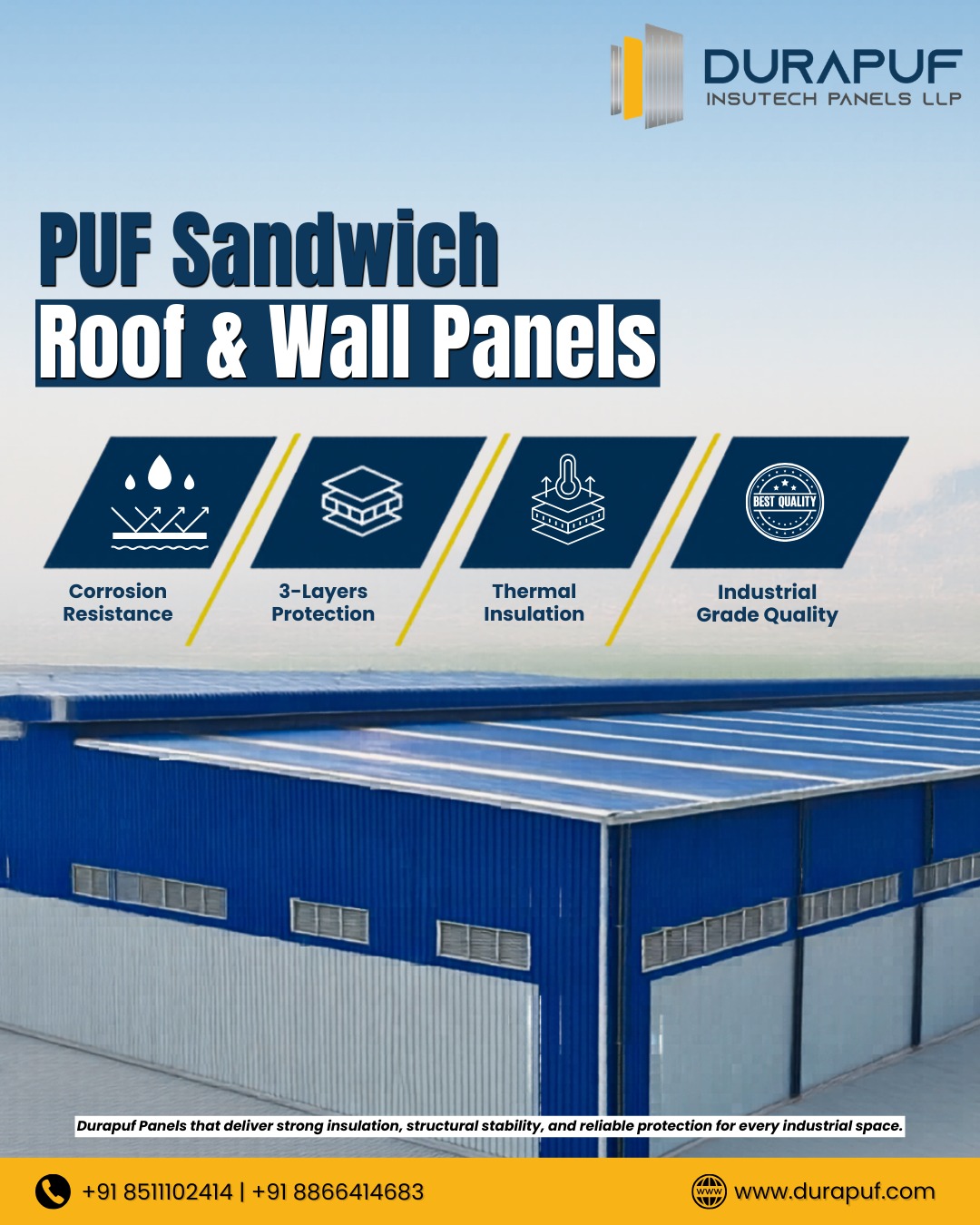 PIR & PUR PUF Sandwich Panels: The Smart Choice for Energy-Efficient Modular Buildings