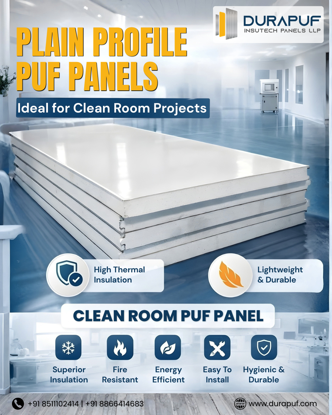 7 Reasons Plain Profile PUF Panels Are a Practical Choice for Clean Room Project