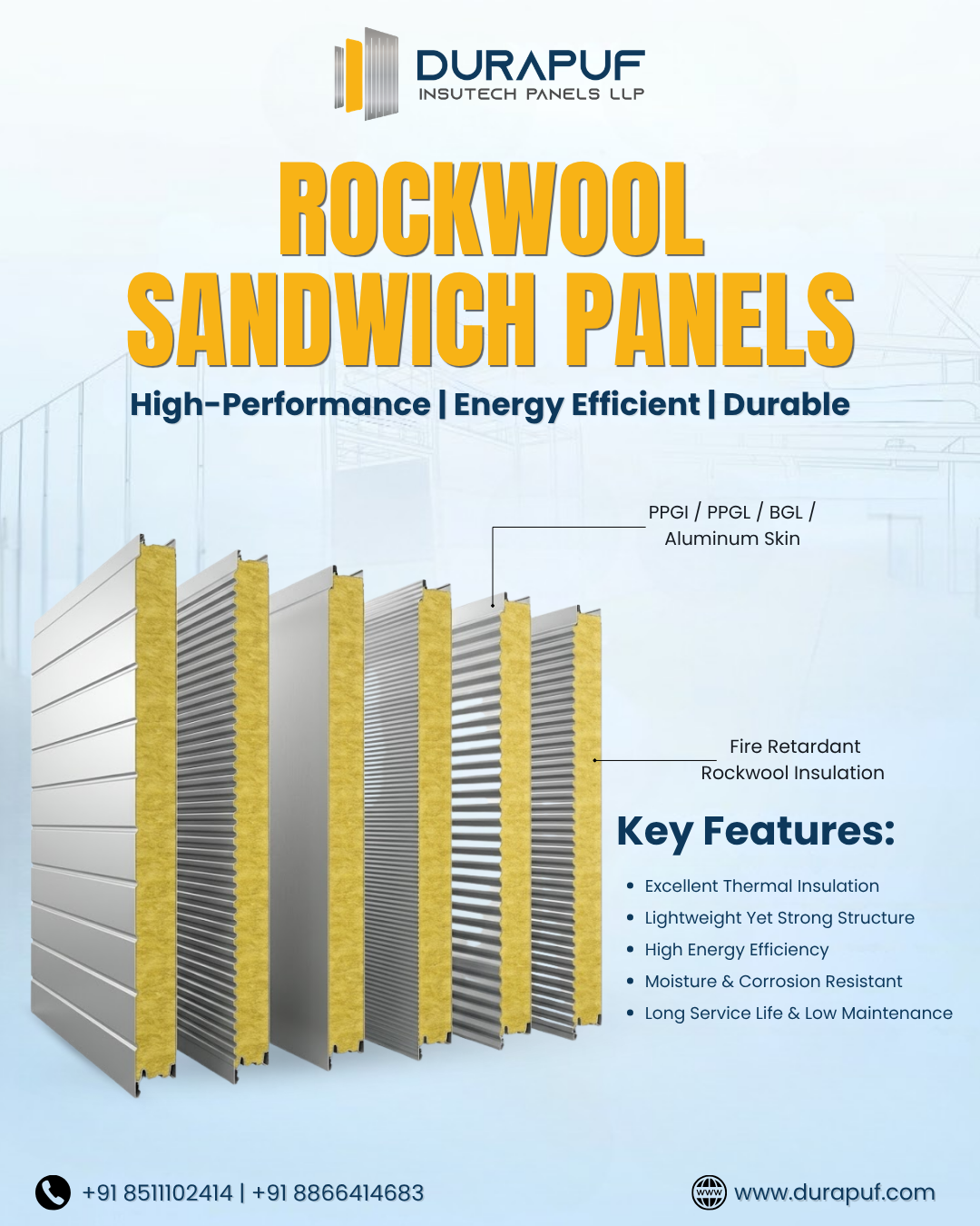 Rockwool Sandwich Panels – Practical Insulation for Today’s Construction